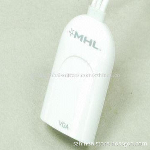 MHL to VGA and Stereo Audio Adapter, Supports All Bandwidth Between 25-75MHz